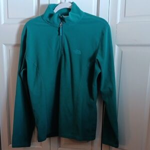 The North Face Turquoise Quarter-Zip Pullover
